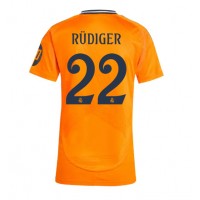 Camisa de time de futebol Real Madrid Antonio Rudiger #22 Replicas 2º Equipamento Feminina 2024-25 Manga Curta